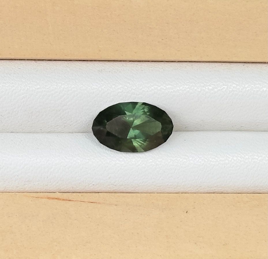 3.8ct Green Australian Sapphire