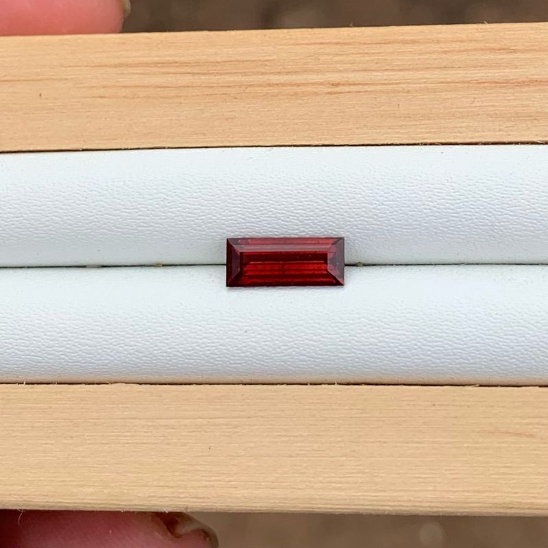 1.3ct Red  Australian Garnet