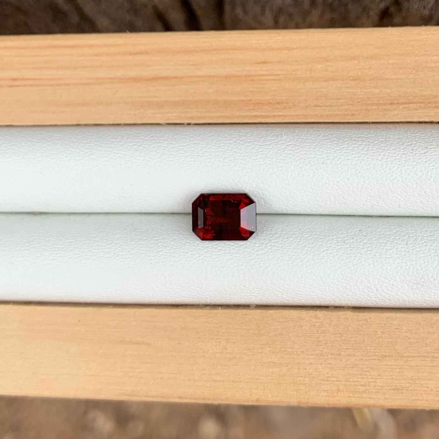 1.28ct Red  Australian Garnet