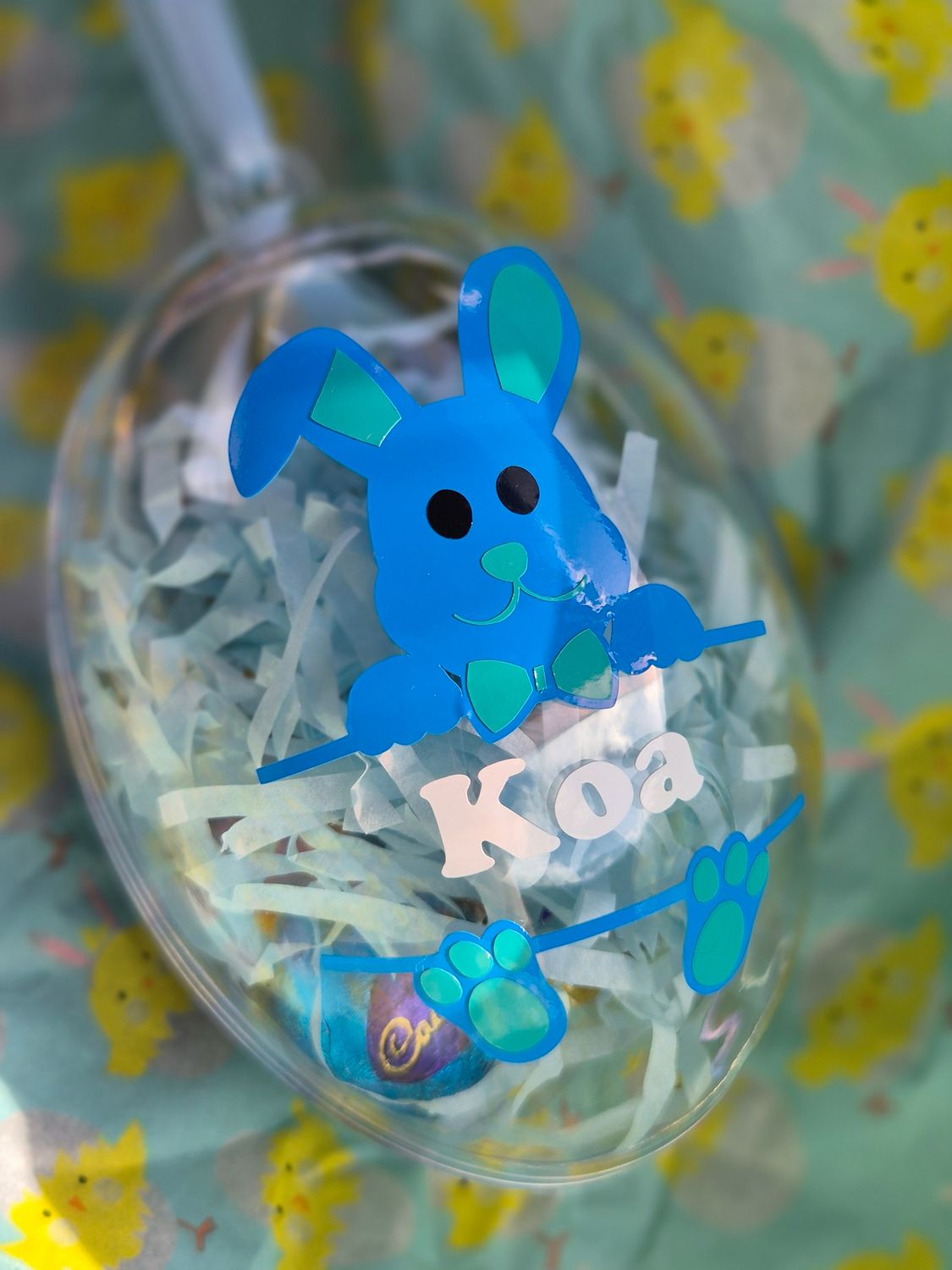 Personalized Fillable Easter Egg Decoration