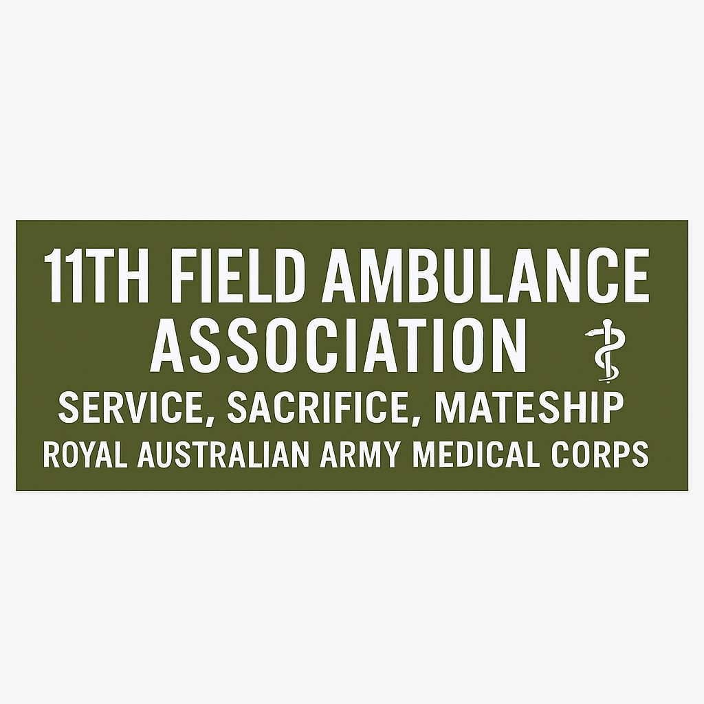 Field Service Unit Sticker 11th Field Ambulance Association - Bumper Sticker