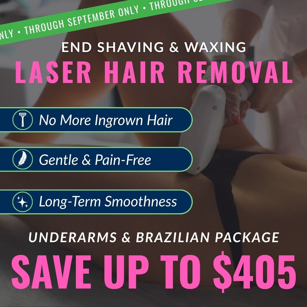 Laser Hair Removal | Underarms &amp; Brazilian Package