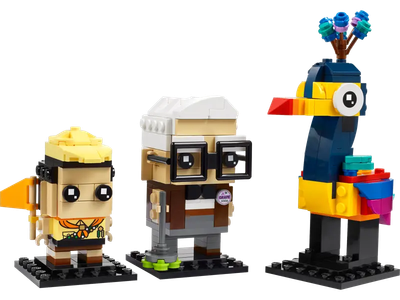 Carl, Russel y Kevin (Película Up)