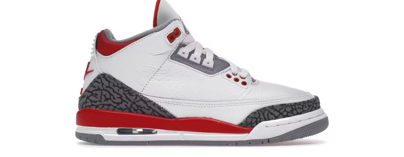 Jordan 3 &#39;Fire red