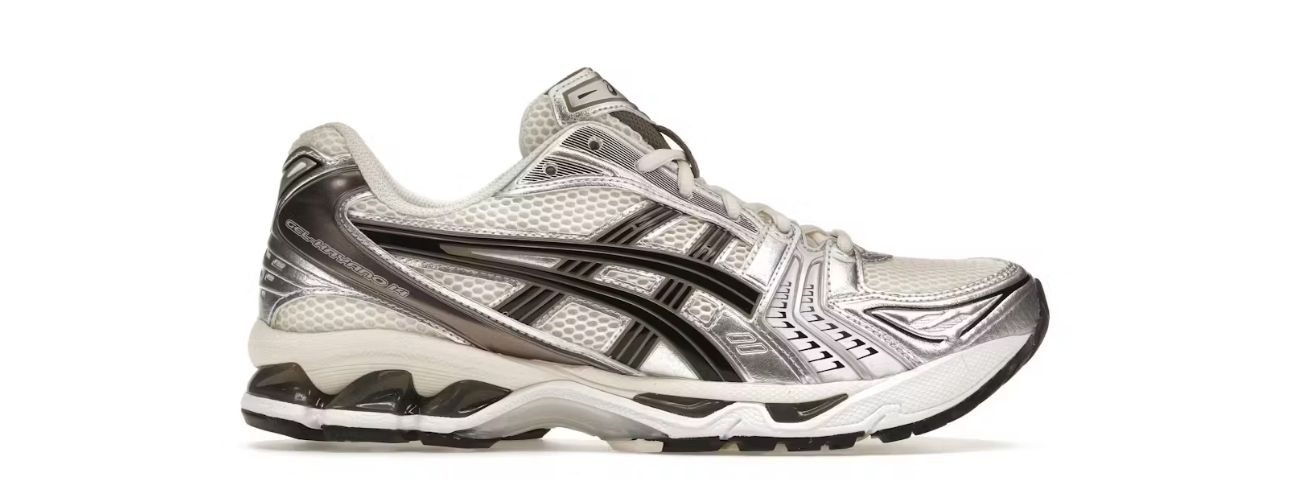 Asics Kayano 14 &#39;Cream Metallic plum&#39;