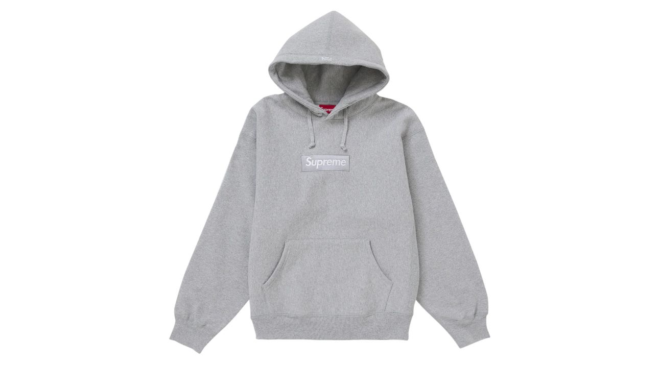 Grey Supreme Box Logo