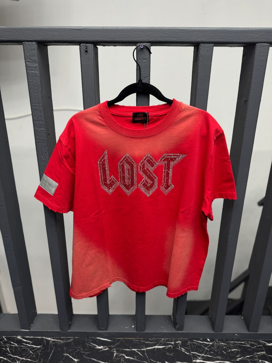 Lost intricacy Rhinestone tee