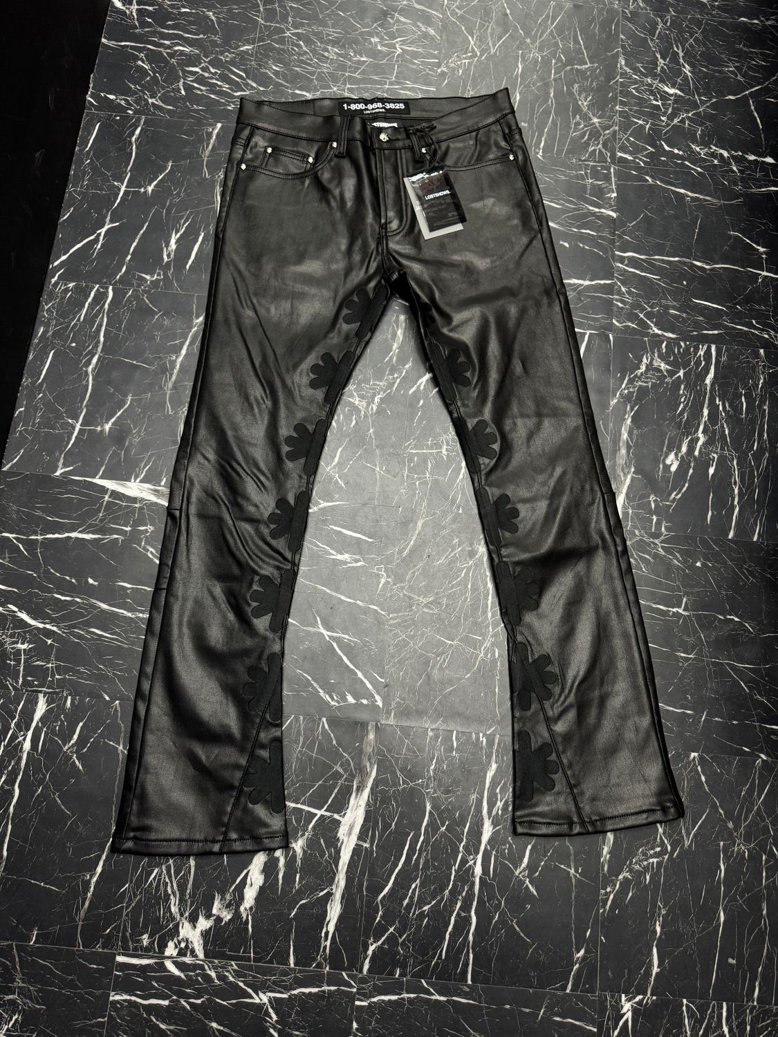 Lost shadow black/black wax pants