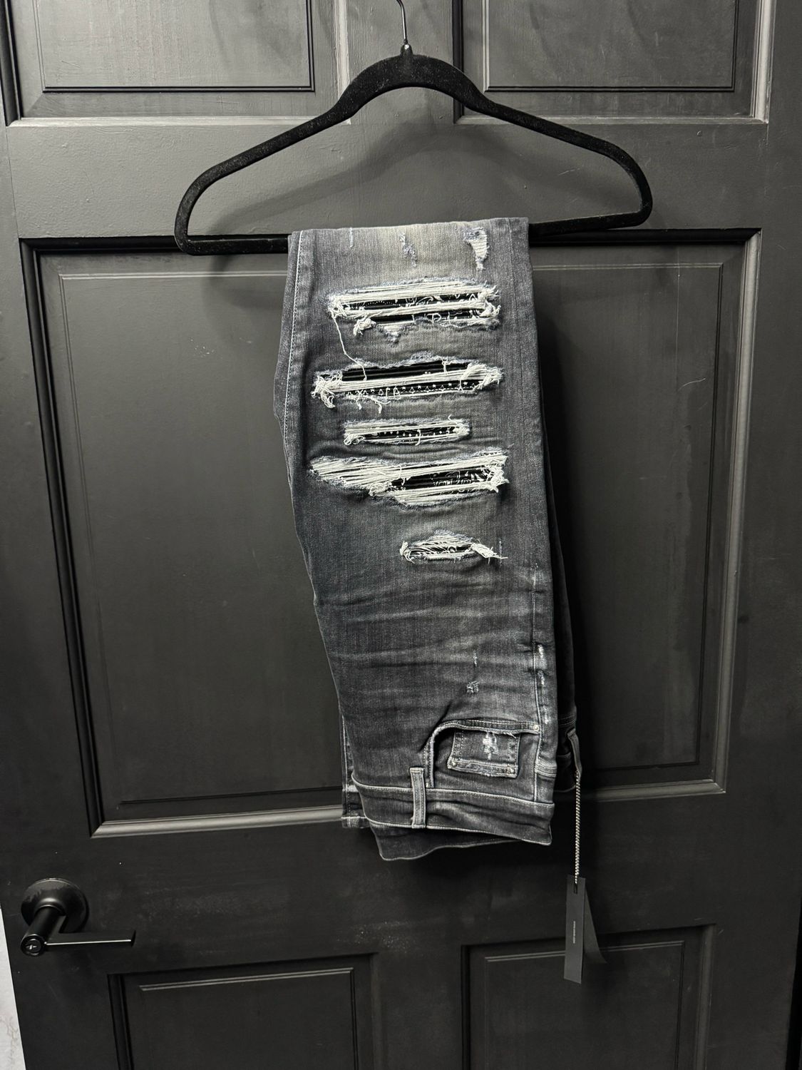 Amiri Trasher Grey Patch