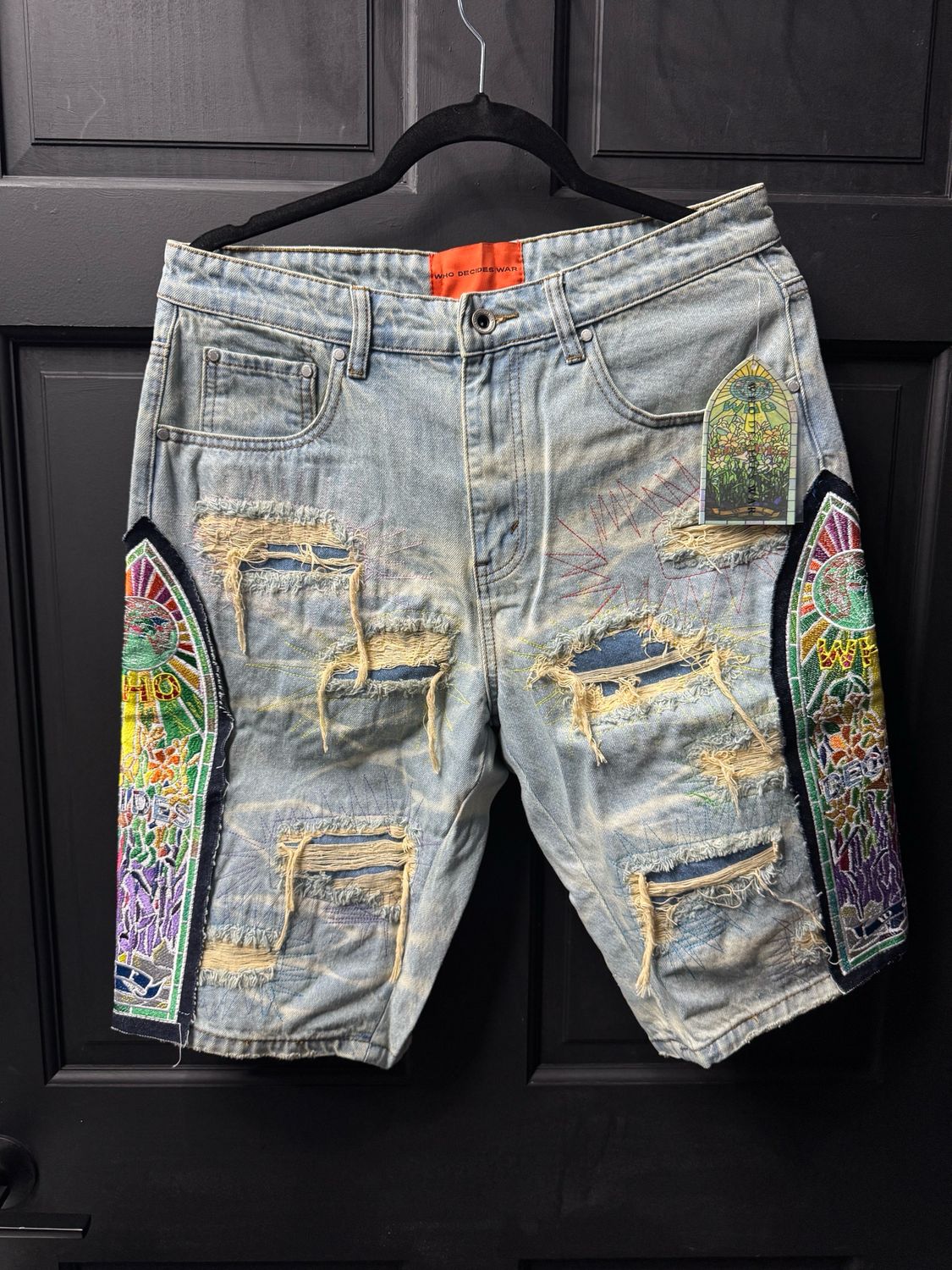 Who Decides War Jean Shorts