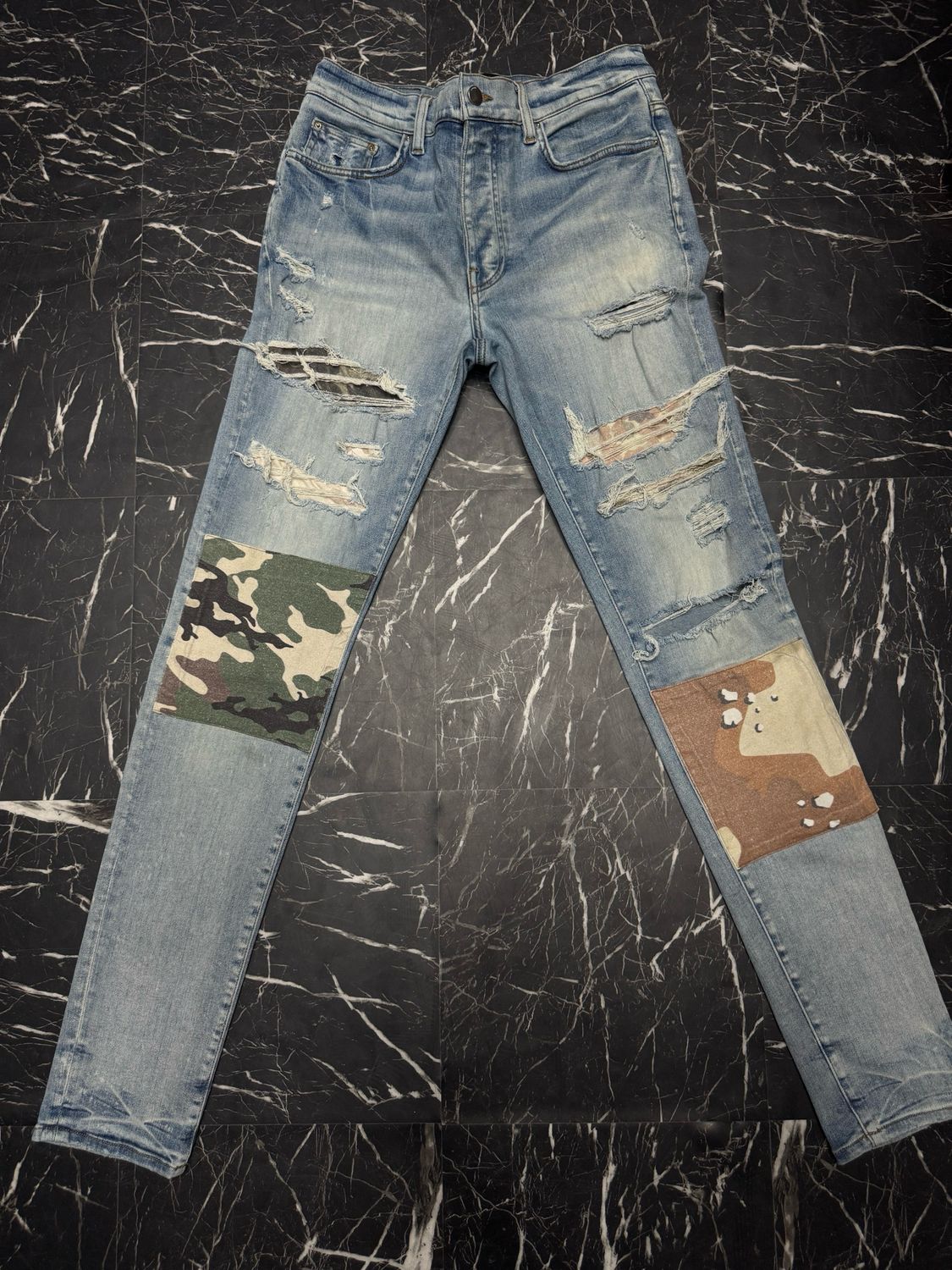 Multi Patch Amiri Jeans