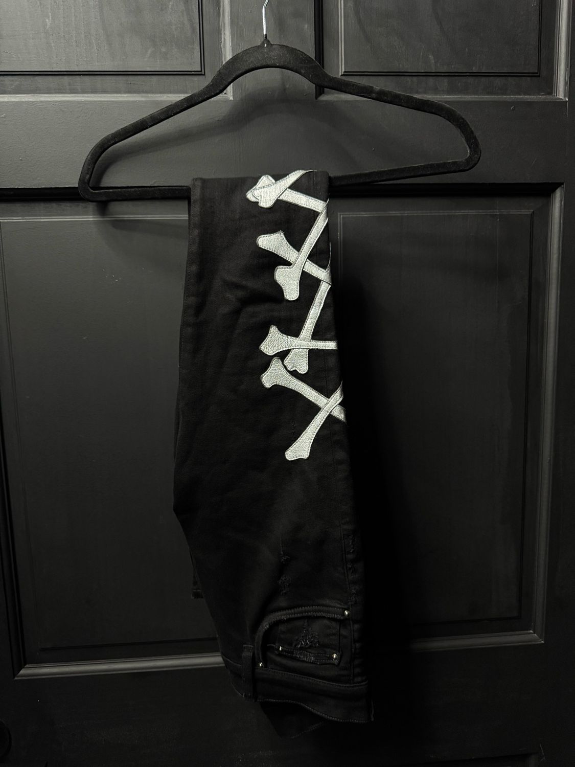 Amiri Silver Bone Patches