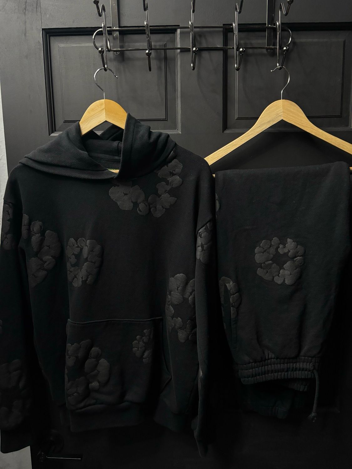 Denim Tears Black Sweatsuit
