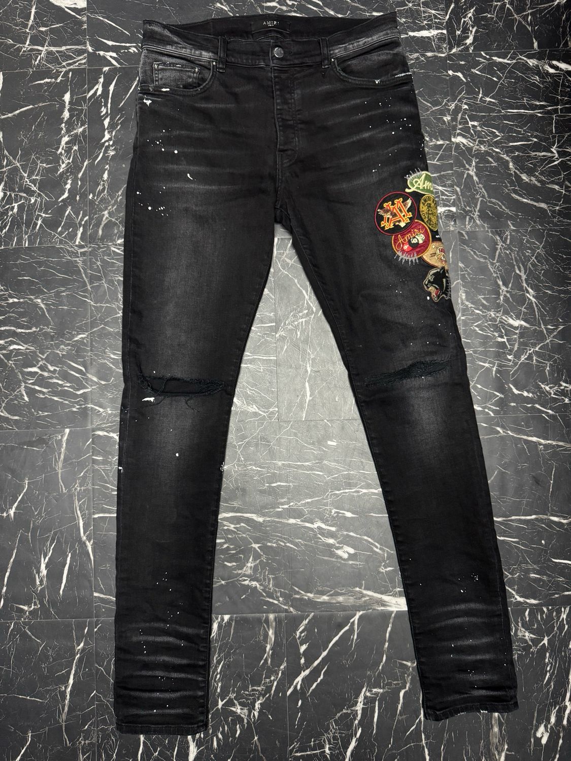 Amiri Jeans Vintage Patches