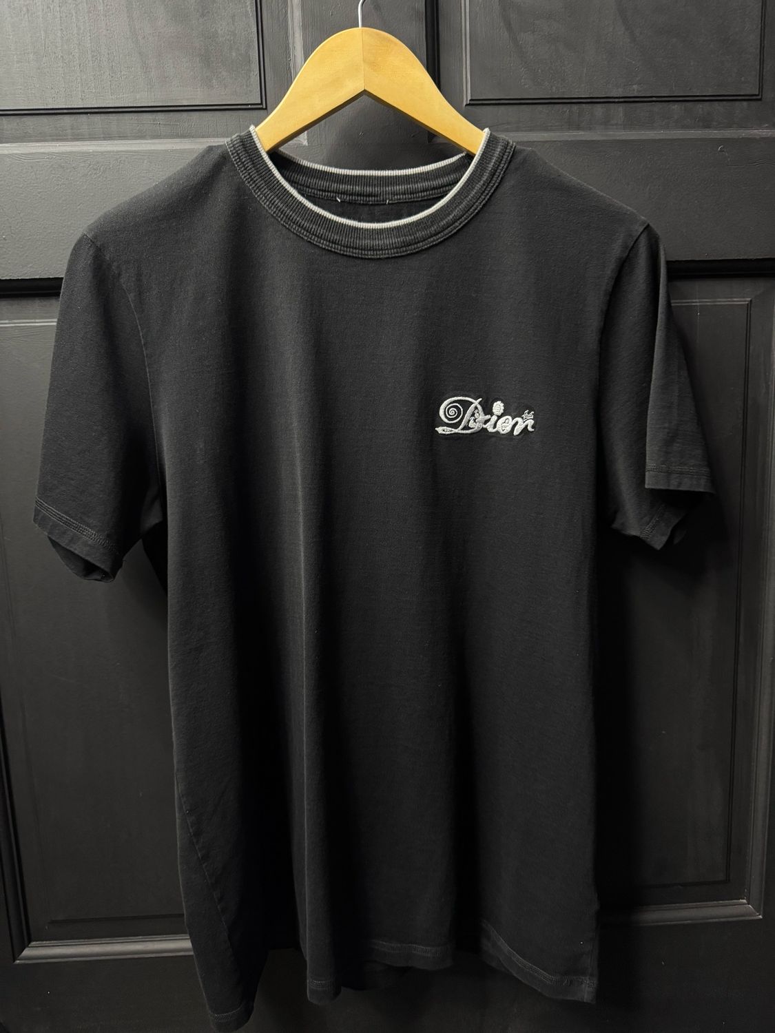 Dior Tee Black Cards Medium