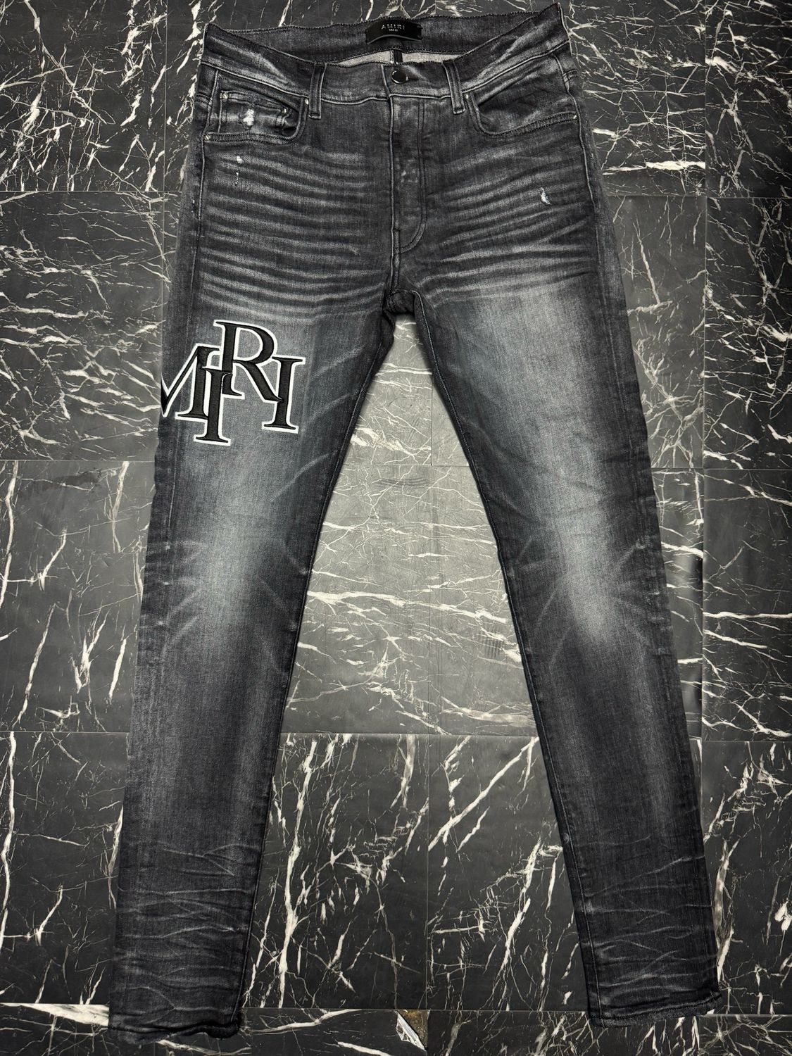 Amiri Jeans Embroidered Patch Used Sz 32