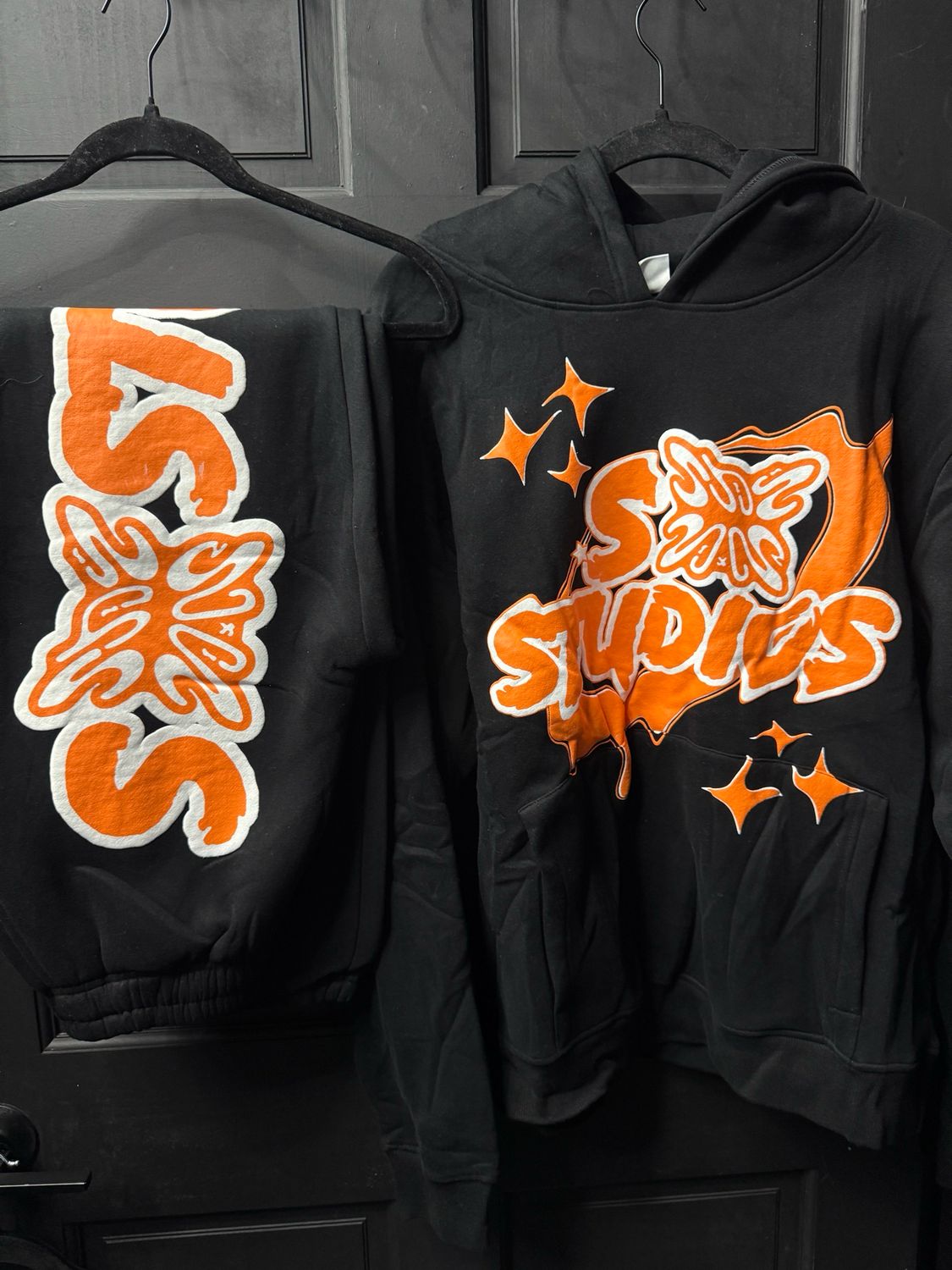 Sb Studio Sweatsuit Black/orange