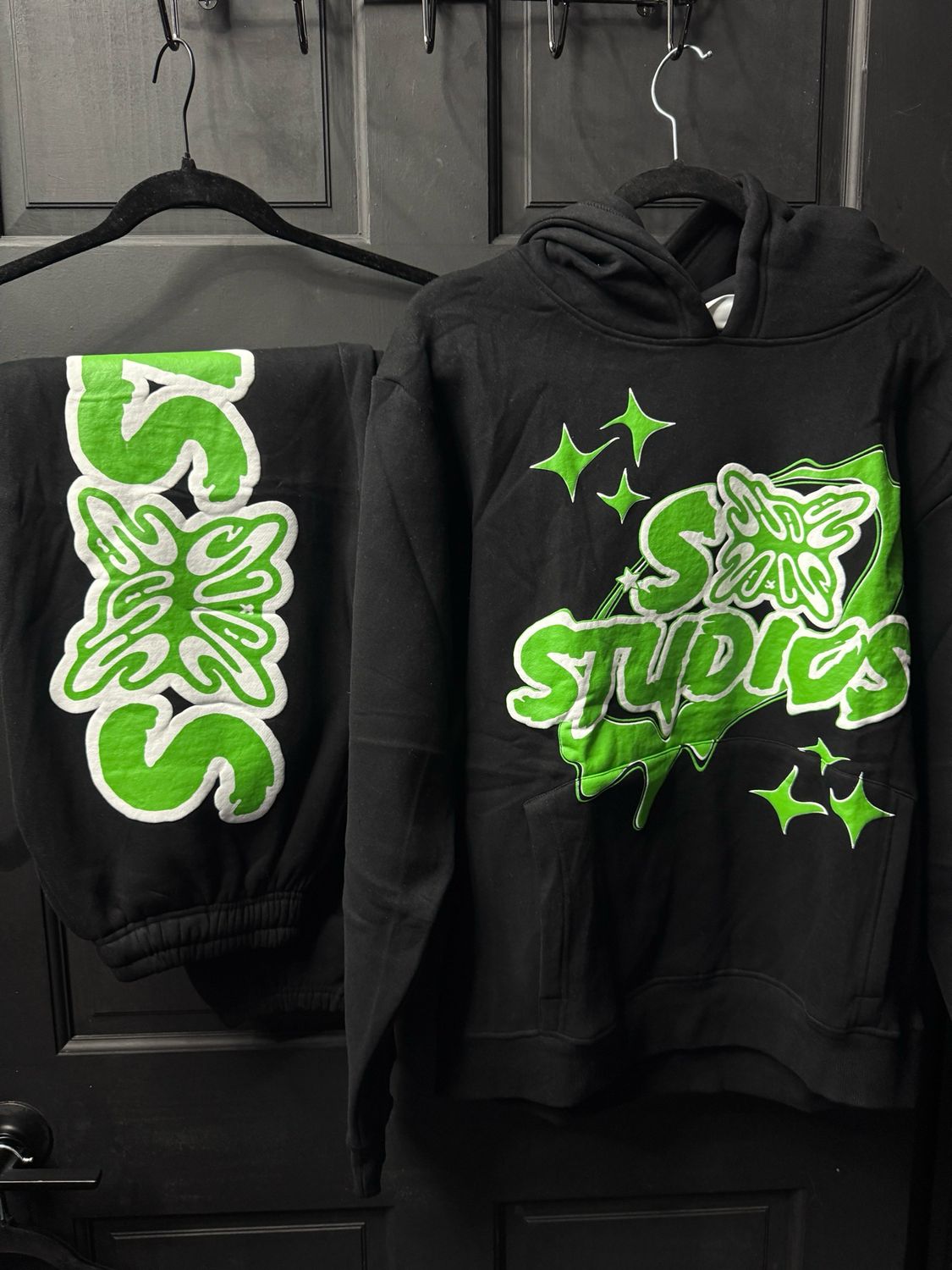 Sb Studio Sweatsuit Black/green
