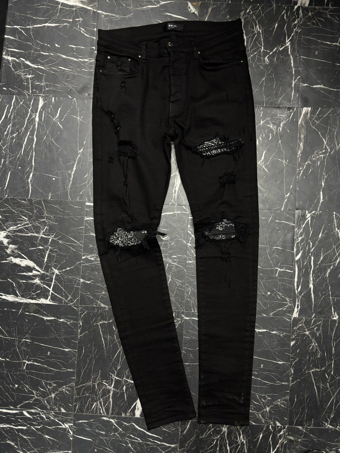 Amiri Jeans Mx1 Parsley patch u Sz 33