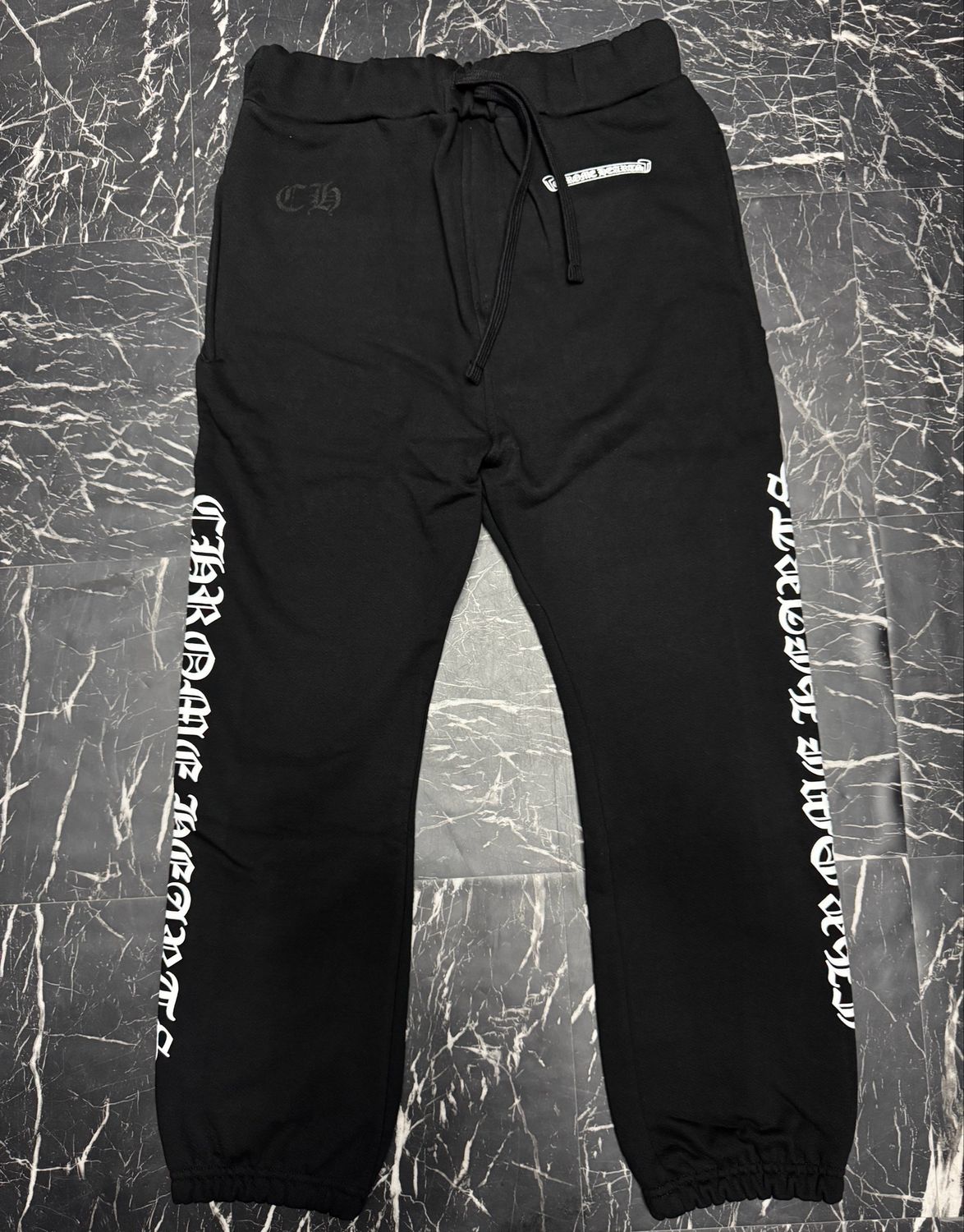 Chrome Heart Scroll Logo Sweatpants New