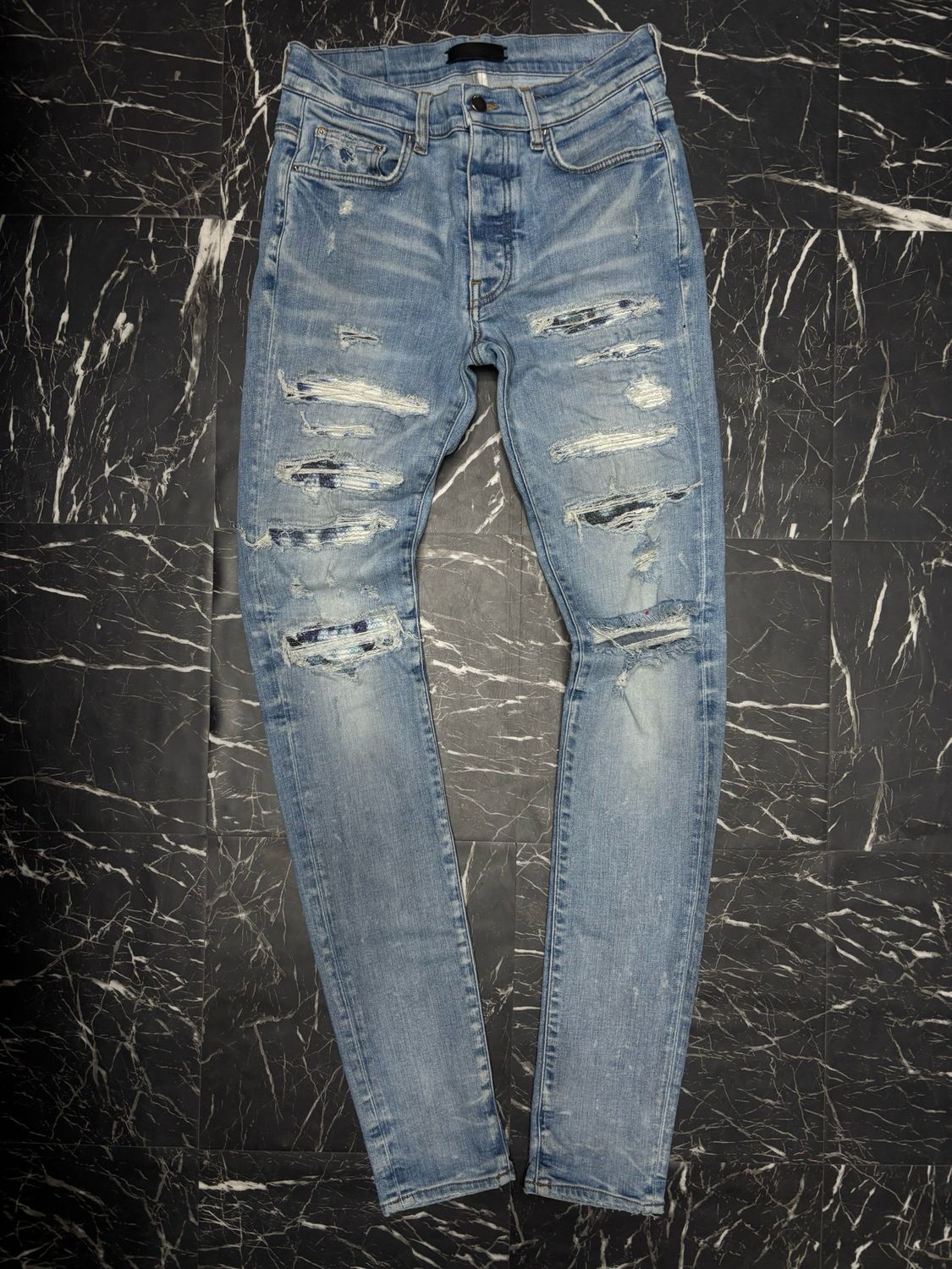 Amiri Blue Tye Dye Sz 30 U