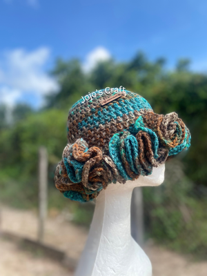 Mossy Ruffle Hat