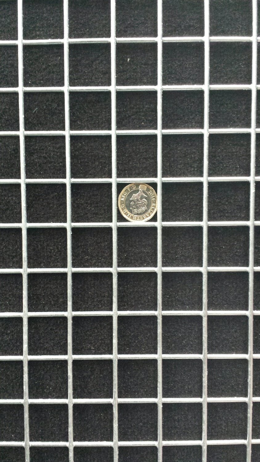 1" x 1" x 12swg (2.50mm) Galvanised 8' x 4' (244cm x 122cm) Flat Panels