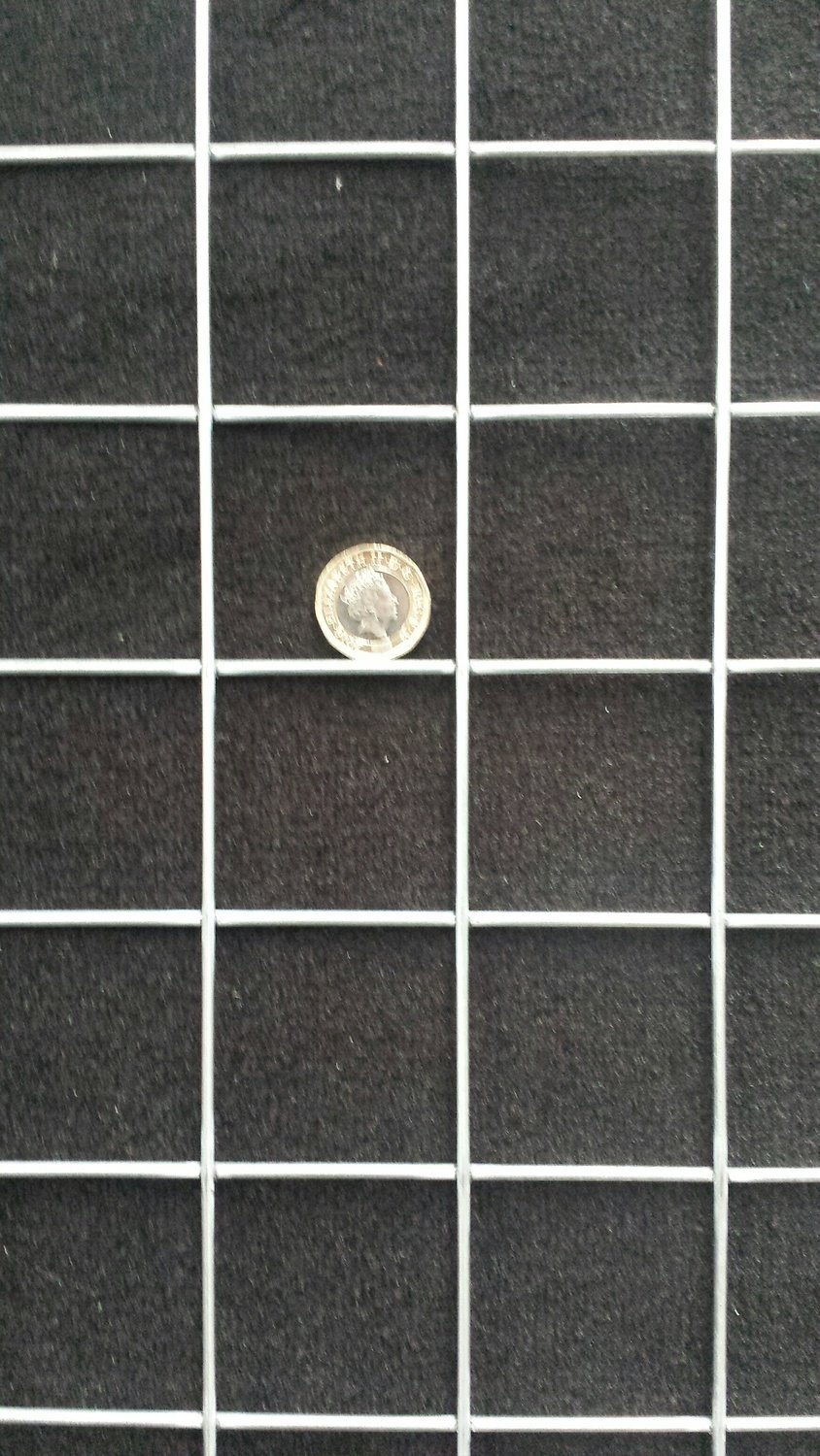 2" x 2" x 12swg (2.50mm) Galvanised 6' x 3' (183cm x 91.5cm) Flat Welded Mesh Panels