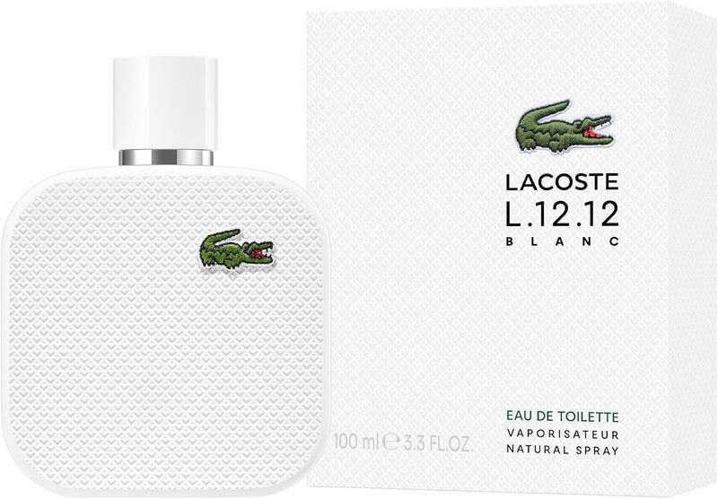 Lacoste L.12.12 Blanc White  Eau de Toilette 100ml