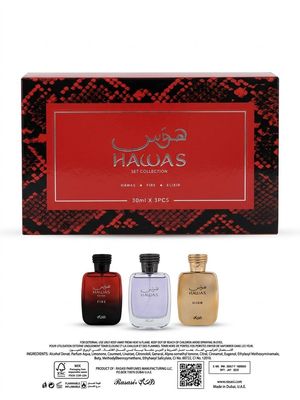 COLLECTION HAWAS FIRE   3*30ML
