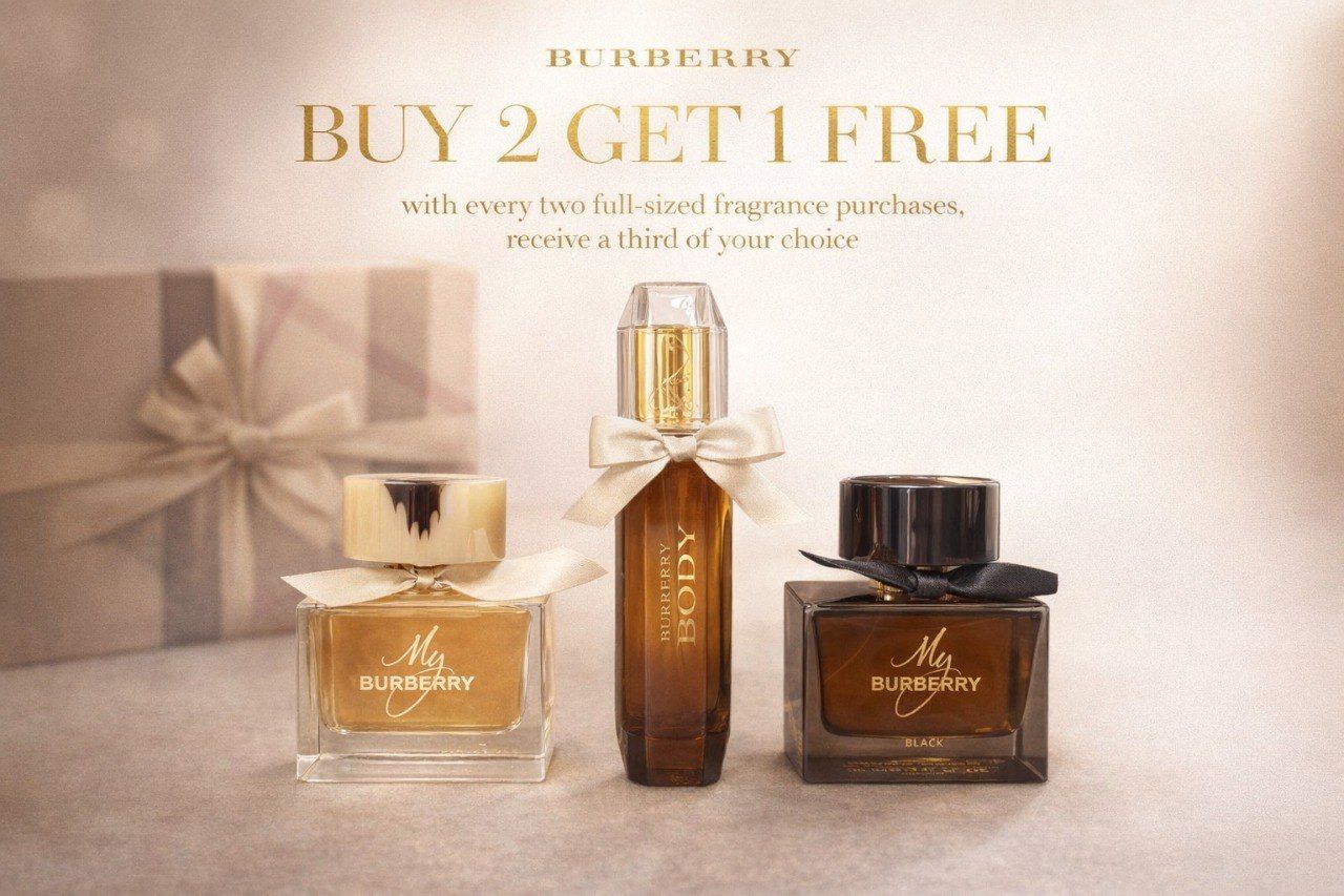 COLLECTION BURBERRY 2+1FREE