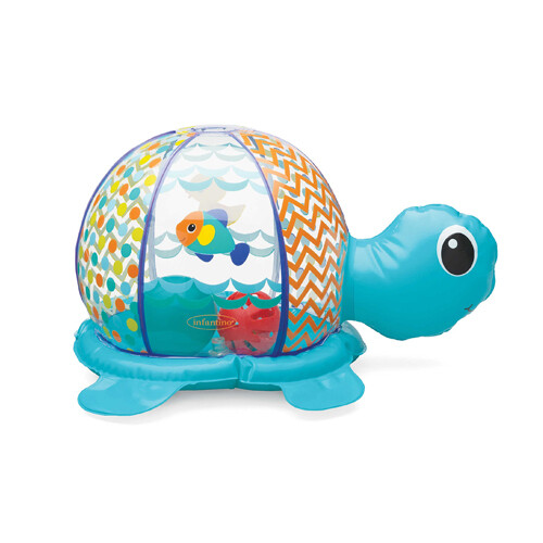 Infantino - Tortuga flotante con juguetes - Niño
