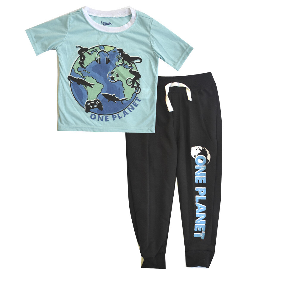 Conjunto Baby Rebels pantalón con pitas y t-shirt One Planet