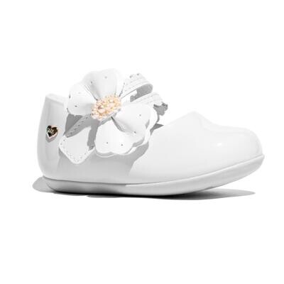 Zapato de vestir Klin Princesa Mini blanco con moña