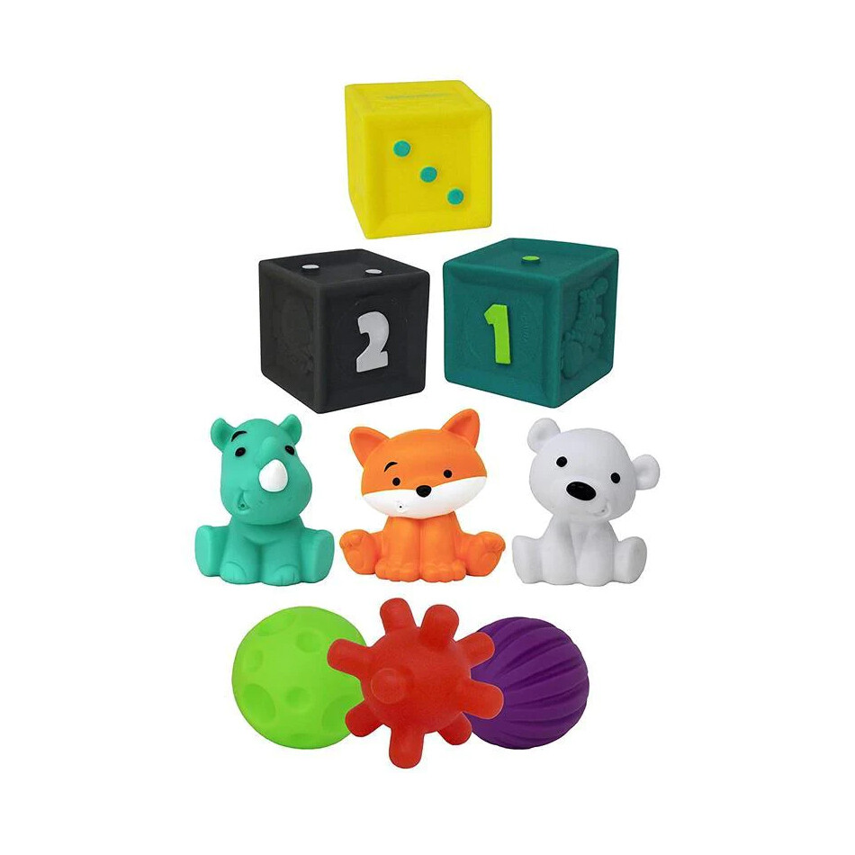 Juguetes Infantino cubos y animales