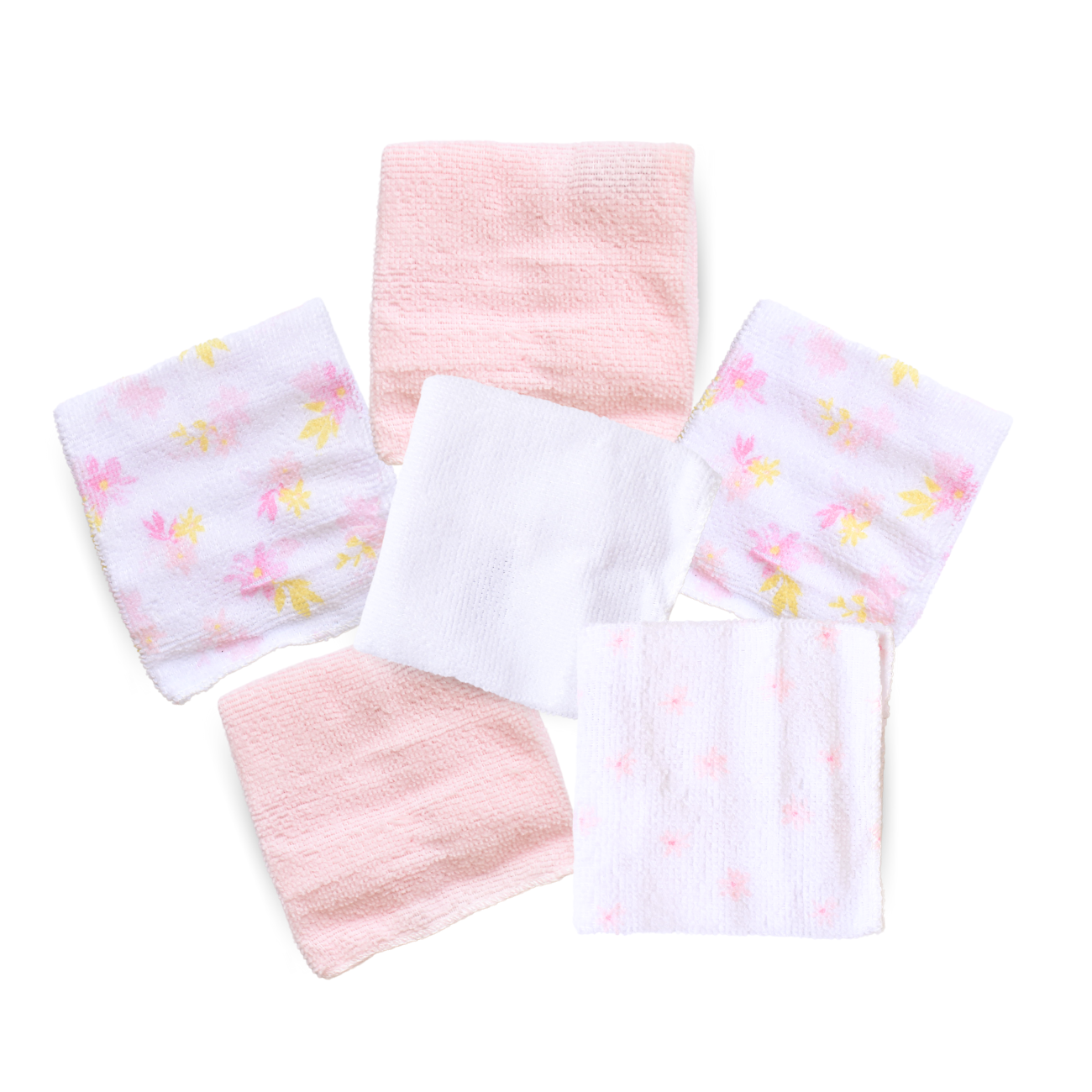 Regalos de baño niña Le Top paquete de 12 toallitas rosado