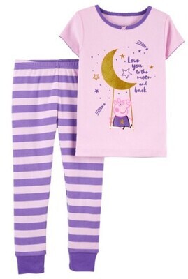Pijama People de dos piezas rosada