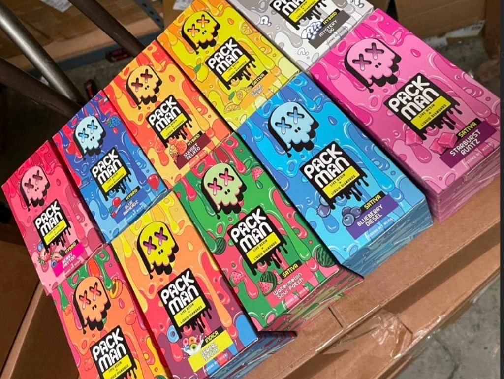 Pack Man Master Boxes (100 Pcs) Mixed Variety Flavors. - official packman website