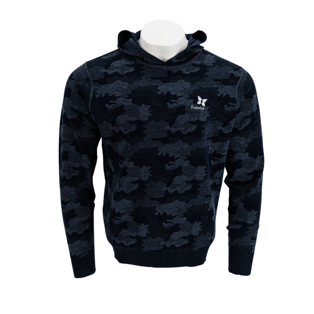 PETER MILLAR CAMO POPOVER HOODIE