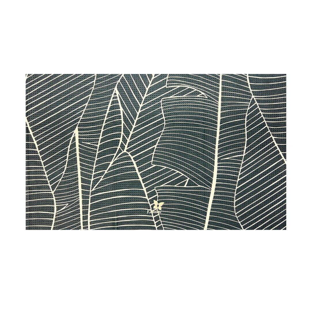 KAPALUA TEA TOWEL NEUTRAL PALMS