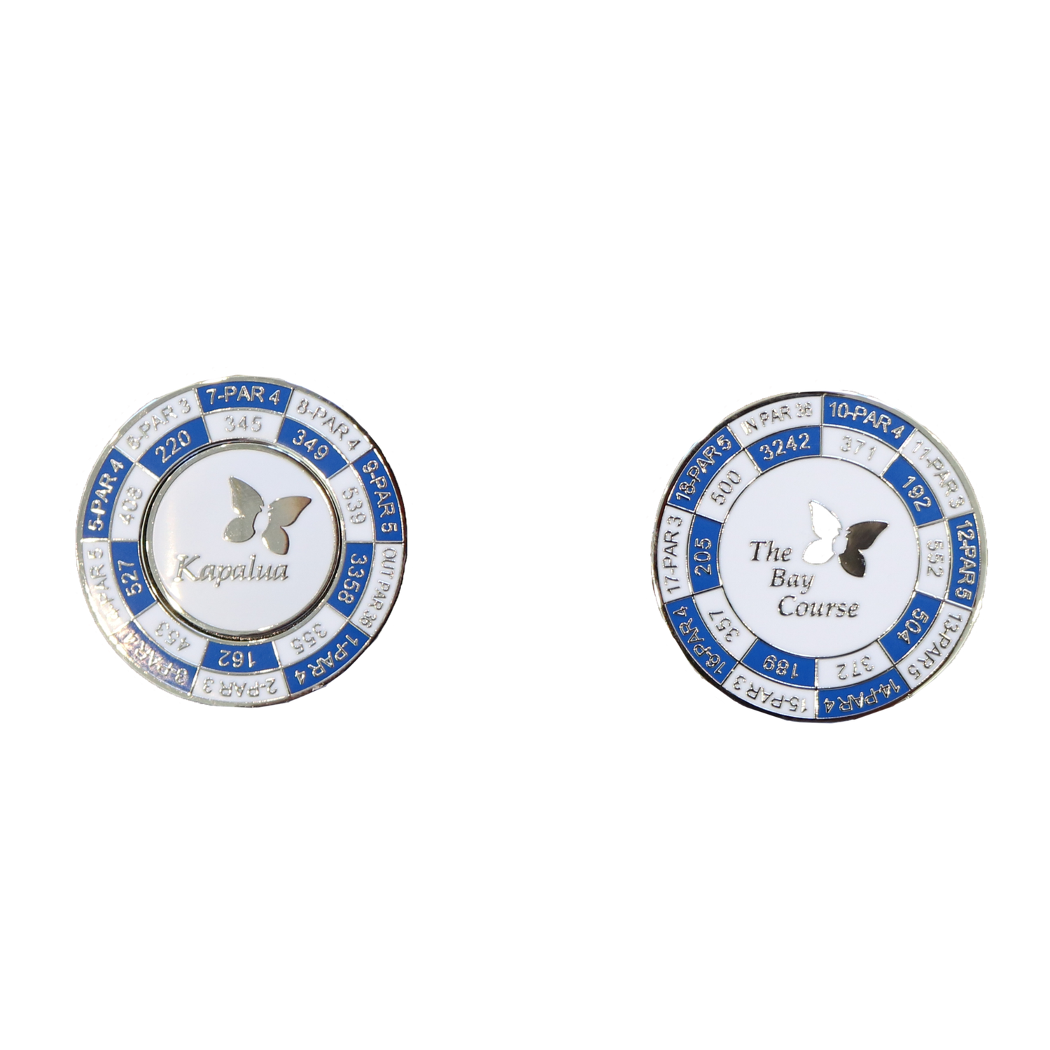 DUO YARDAGE COIN - THE BAY COURSE