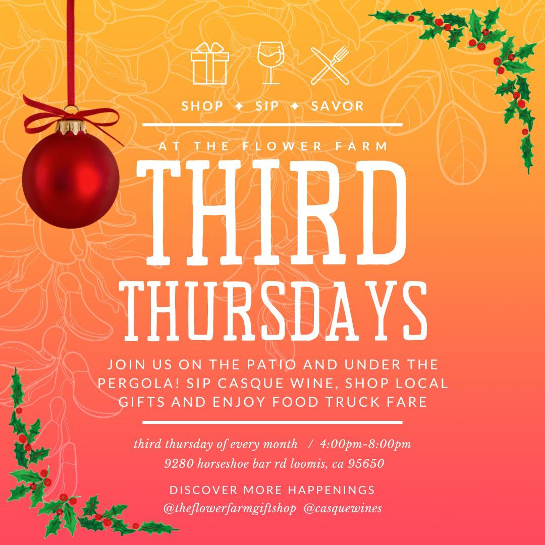 December Third Thursday 2025 Vendor Fee