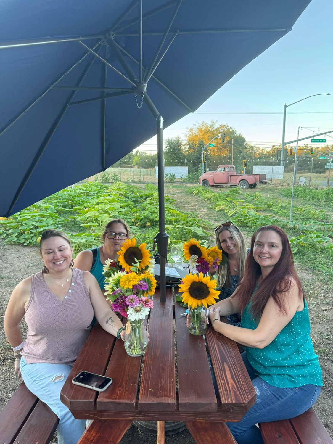 Picnic in the Pumpkins at The Flower Farm