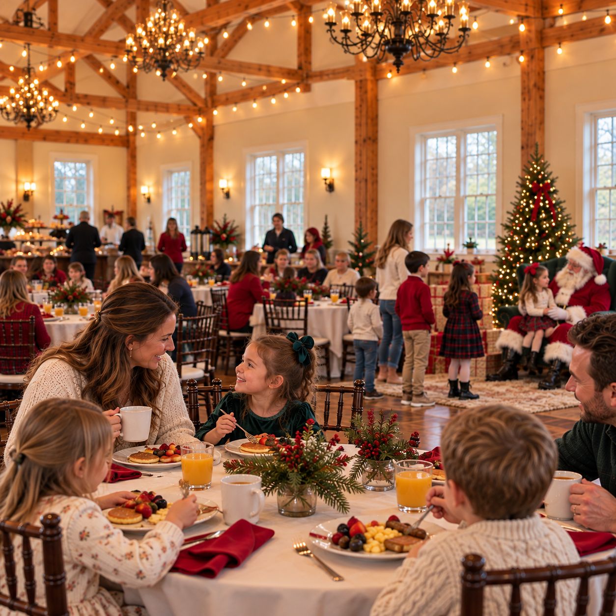 Breakfast with Santa at The Flower Farm 11/27/26 9:30am-11:00am