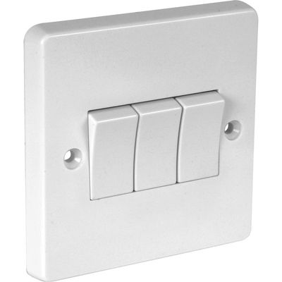 3 Gang  Switch مفتاح كهربائي