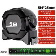 5m Self-Locking Steel Tape Measure شريط قياس فولاذي ذاتي القفل (5م)