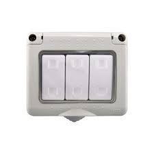 weatherproof switch 3 gang