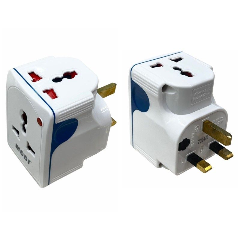 CONVERSION PLUG WITH INDICATOR LIGHT 13A بلاك 13امبير للسفر