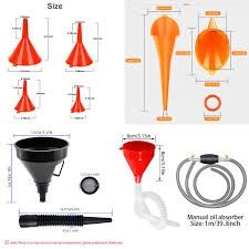8PCS Funnel Set طقم 8 أقماع