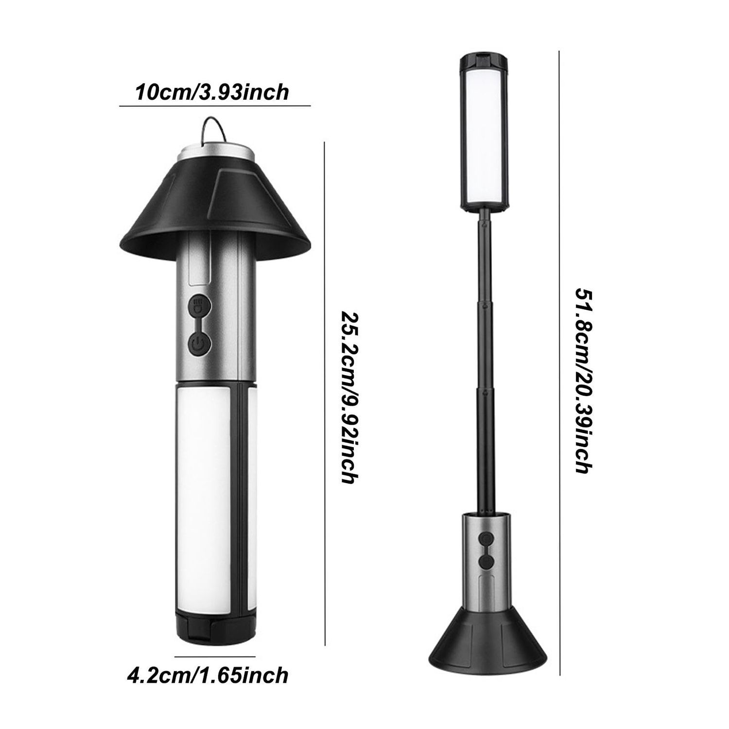 Camping Light with Telescoping Stand إضاءة ليد مع ستاند